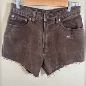 Jordache 90s Brown Vintage Cut Off Short size 28